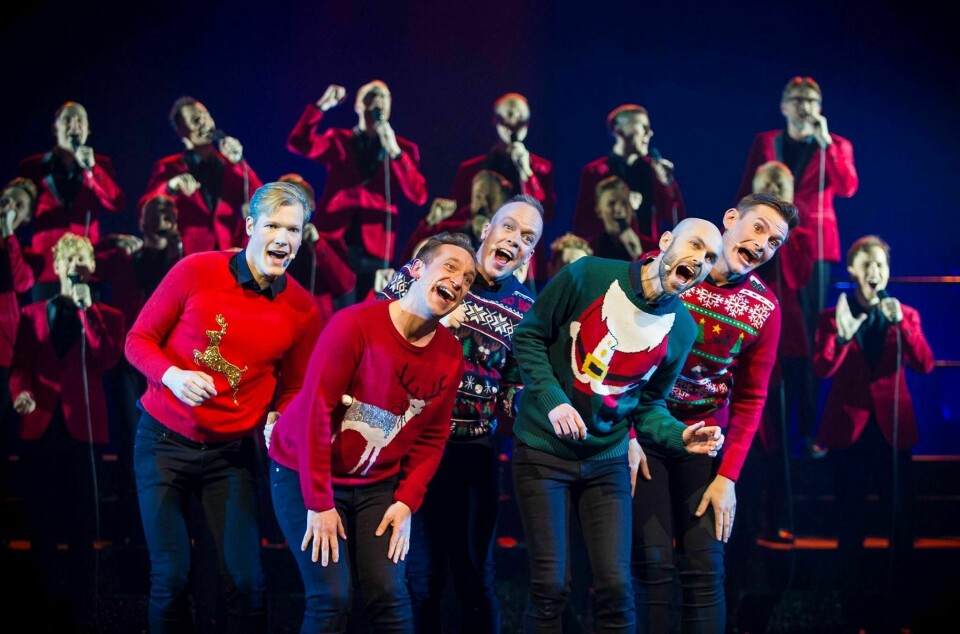 SYNGER: Sindre Hervig synger i Oslo fagottkor. Her er han til venstre på bildet.