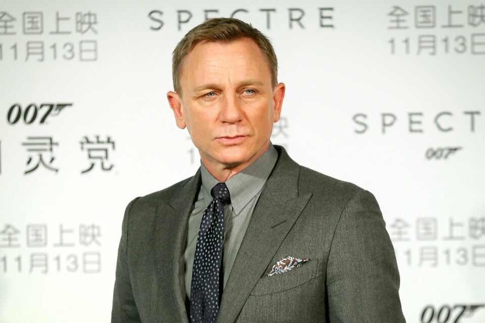 BOND: Det er ikke Bond-filmen som spilles inn på Sæbø, sier True North produksjonsselskap. Bildet viser skuespiller Daniel Craig. Han spiller spionen James Bond.