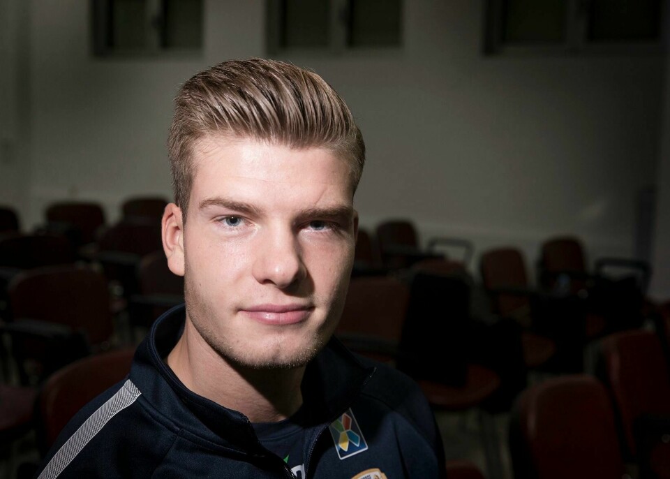 PROFF: Alexander Sørloth blir proff i England. Han skal spille for laget Crystal Palace.
