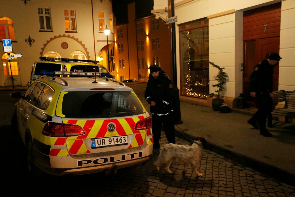 DRAP: Mann i 20-årene ble drept i Ålesund sentrum mandag ettermiddag.