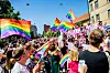 Bildet er fra Pride-paraden i Oslo i 2018.