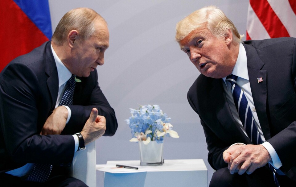 PUTIN: Russlands president Vladimir Putin møter gjerne USAs president Donald Trump.