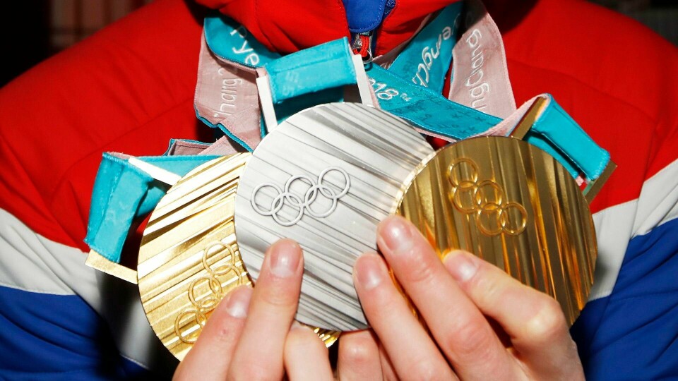 MEDALJER: Gull, sølv og bronse. Norge har vunnet mange medaljer i OL.