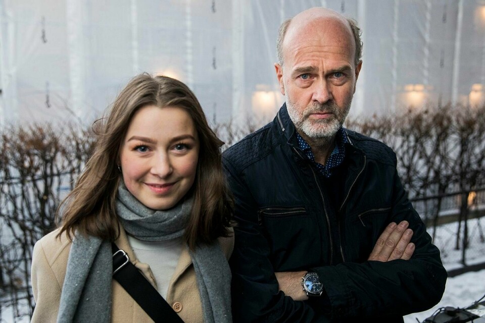 UTØYA-FILM: Andrea Berntzen (til venstre) spiller hovedrollen i filmen om terroren på Utøya. Erik Poppe (til høyre) har regissert filmen.