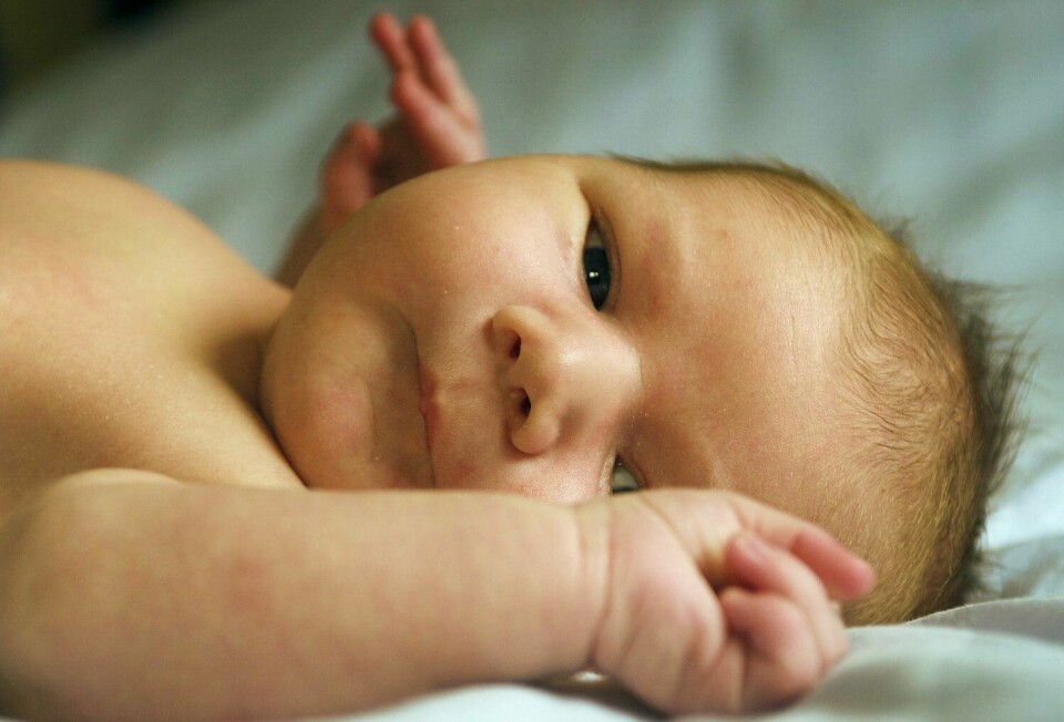 NYFØDT: Det blir født færre barn i Norge enn før. I fjor kom 56.600 barn til verden.