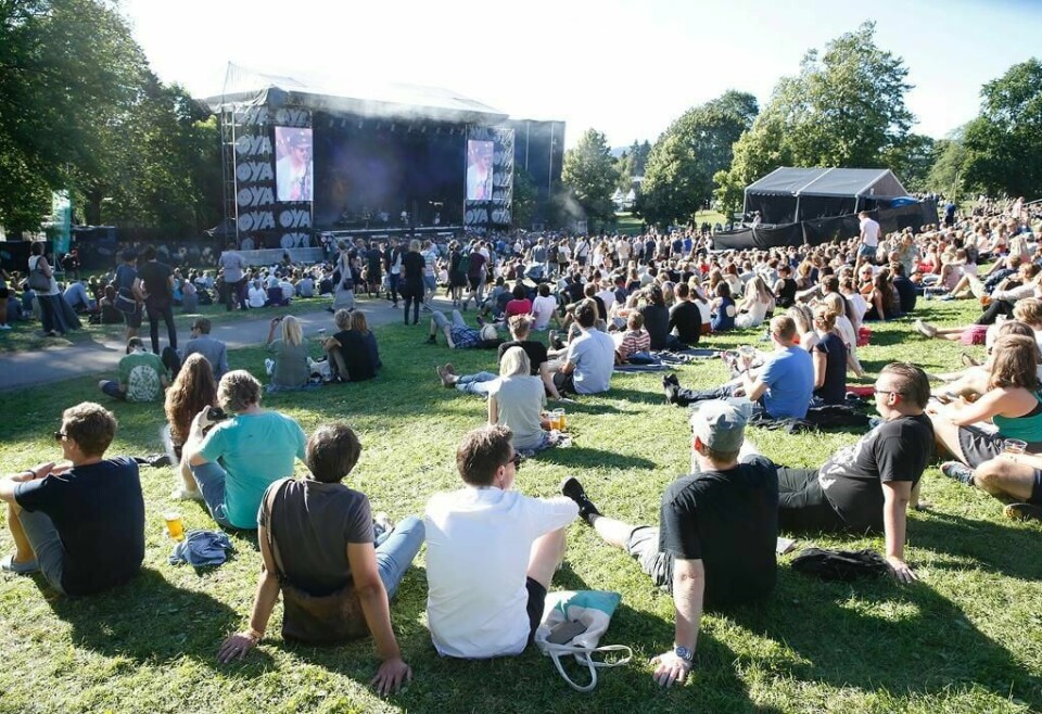 Øyafestivalen varer fra torsdag til lørdag i Tøyenparken i Oslo. Bildet er fra en tidligere festival.