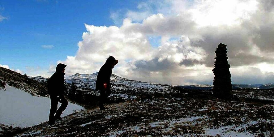 ROLIG:  Hjelpe-organisasjonene melder om en rolig påske. Det er selv om 585 personer trengte behandling for skader i fjellet.