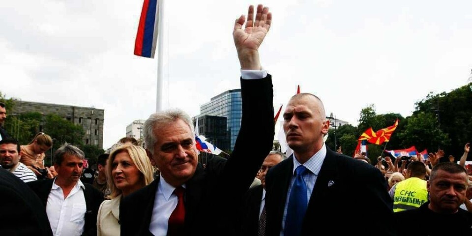 PRESIDENT: Tomislav Nikolic ble valgt til ny president i mai. Mange er kritiske til politikken hans.