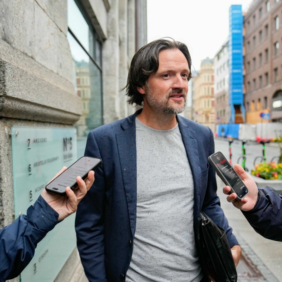 NESTLEDER: – Jeg ser fram til å treffe sentralstyret. Det blir viktig for oss, sa nestleder Dag-Inge Ulstein i KrF torsdag. Bildet viser nestleder i KrF, Dag-Inge Ulstein, på vei inn til et møte. Foto: Heiko Junge / NTB