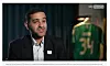 Bildet viser intervjuet Sky Sports har gjort med Hammad Albalawi.