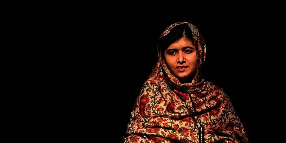 SKEPTISK: Flere er skeptiske til fredspris-vinner Malala Yousafzai.
