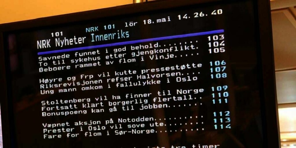 JUBILEUM: Tekst-TV fyller 30 år i år. Fortsatt er tjenesten elsket av folket.