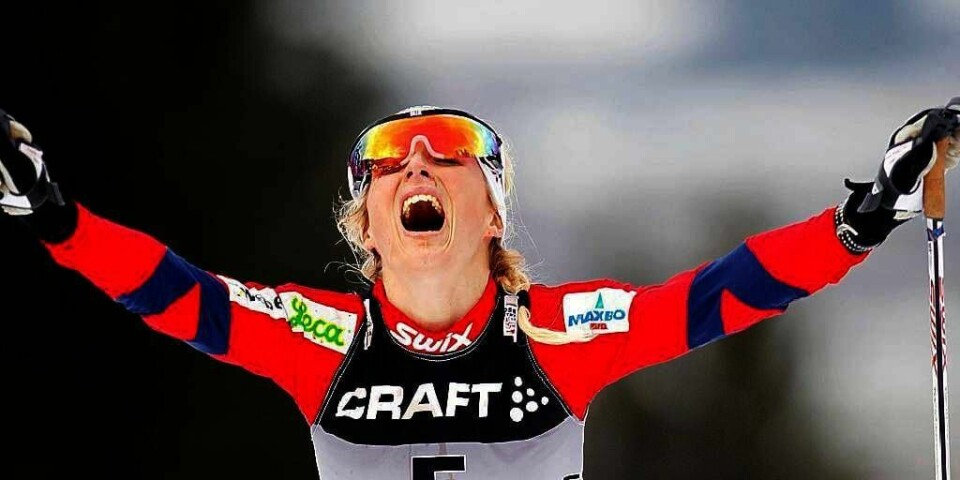 RASKEST: Therese Johaug brukte kortest tid opp den såkalte «monsterbakken» i Tour de Ski i fjor. Det ga henne andreplass sammenlagt i konkurransen. Hvem som kommer først opp bakken søndag, avgjør trolig hvem som vinner i år.