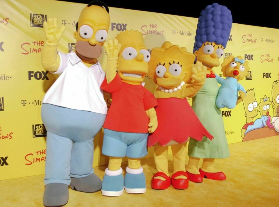 REKORD: TV-serien «The Simpsons» er blitt vist siden 1989. Søndag ble episode nummer 300 vist på TV i USA.