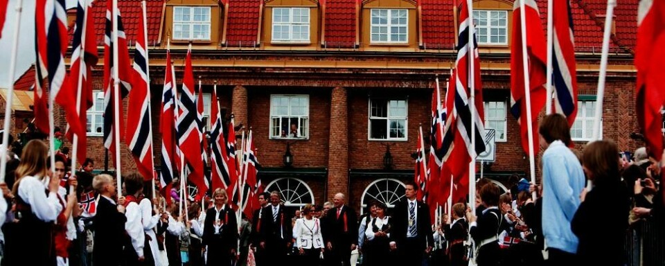 TRUET: Det norske flagget kan bli endret. Det mener eksperter. Årsaken er en dom i menneskerettighets-domstolen i Strasbourg i Frankrike.