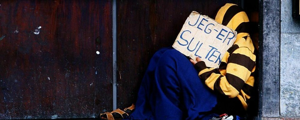 TIGGER: Det er mange tiggere i byene om sommeren. Knut Storberget ønsker å fjerne utenlandske tiggere fra gatene. Han er justisminister.