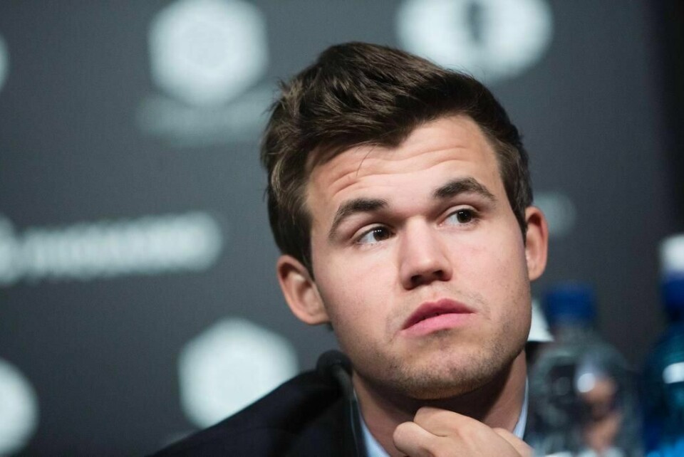 SKUFFET: Magnus Carlsen ble skuffet og sint da han ikke vant VM i hurtig-sjakk. Bildet er fra VM i sjakk i november.