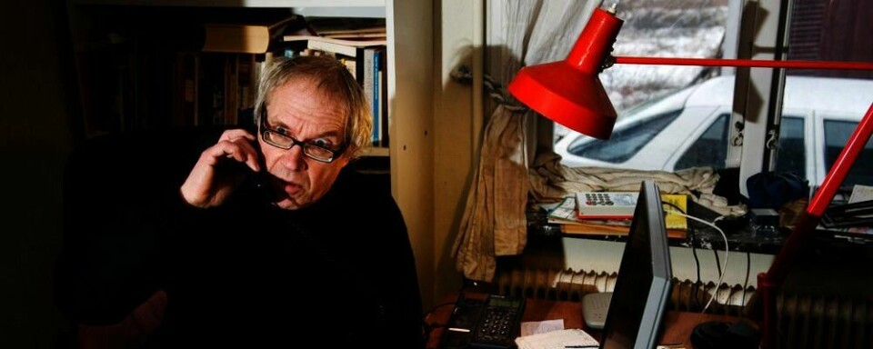 DRAPSTRUET: Sju personer er pågrepet i Irland. De er mistenkt for å ha planlagt å drepe Lars Vilks. Vilks har laget en tegning av profeten Muhammed som hund.