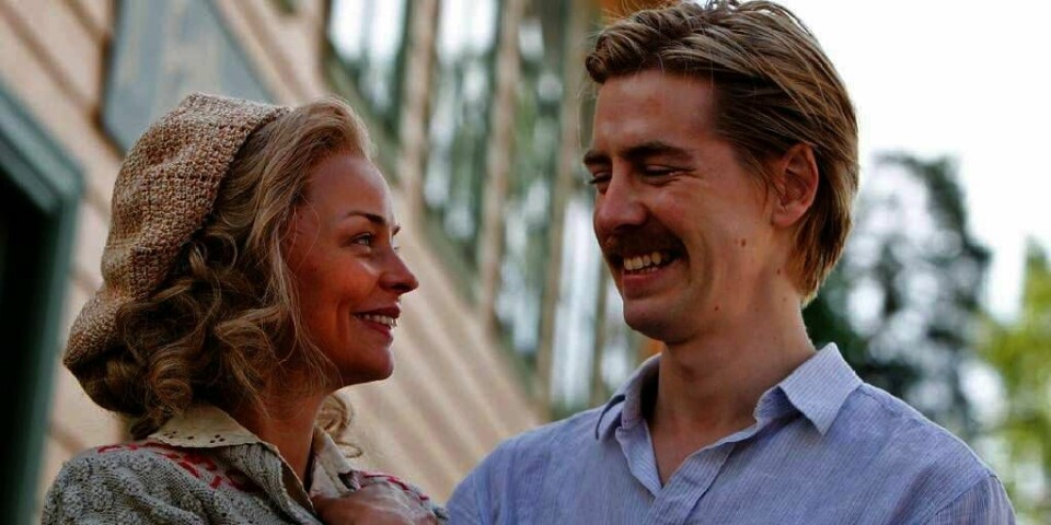 Skuespillerne Agnes Kittelsen og Pål Sverre Valheim Hagen spiller i filmen «Kon-Tiki». De har rollene som Liv og Thor Heyerdahl.