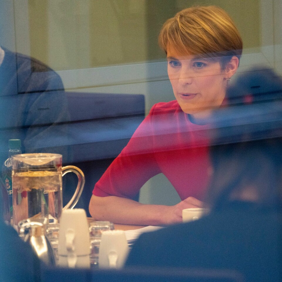 FRUSTRERT: Sosialistisk Venstreparti er frustrert over at forhandlingene tar lang tid. SVs finanspolitiske talsperson Kari Elisabeth Kaski har den siste uke vært i intense budsjettforhandlinger med Ap og Sp. Foto: Torstein Bøe / NTB