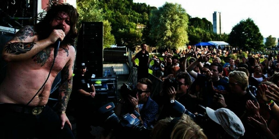 SUKSESS: Bandet Kvelertak kommer snart med ny plate. Nå er de på turné. Her spiller de på Øyafestivalen i Oslo i 2011.