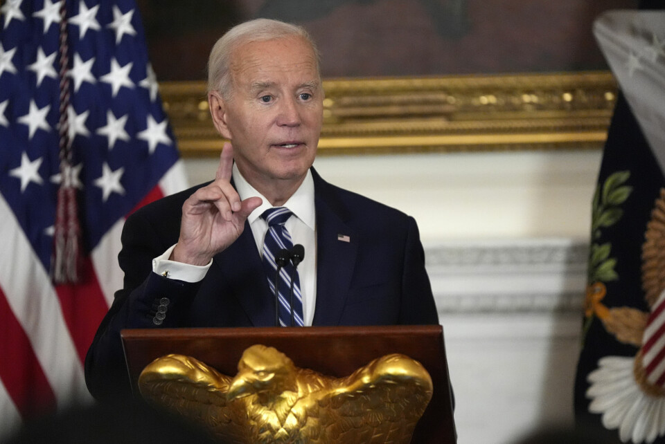 USA: President Joe Biden har nedlagt forbud mot oljeutvinning i store områder langs USAs kyst. Bildet er av Joe Biden.