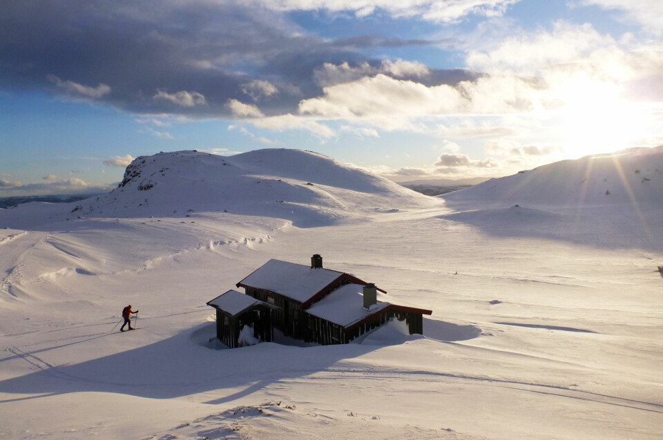 FINT I FJELLET: Det er størst håp for skiføre i høyfjellet i påska.