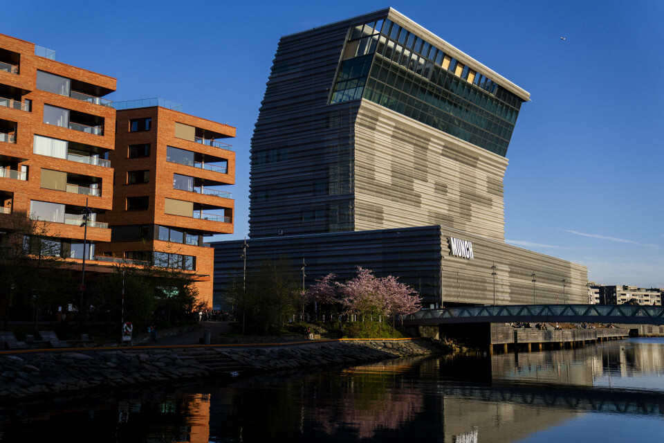 OSLO: Østlandet går en lysere tid i møte. Bildet viser Munchmuseet i Oslo. Foto: Fredrik Varfjell / NTB