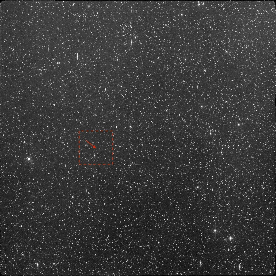 ASTEROIDE: NASA varslet om at denne asteroiden kunne treffe jorda i 2032. Sannsynligheten er veldig liten, sier det europeiske senteret for romfart, ESA. Bilde av asteroide som nærmer seg jorda.