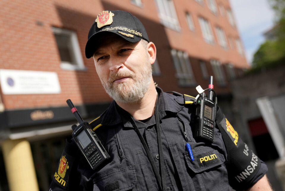 TO PÅGREPNE: Politiet har pågrepet to personer etter en voldshendelse i Oslo. Det sier Kristian Digranes i politiet. En person er kritisk skadet, sier innsatsleder Kristian Digranes om hendelsen. Foto: Fredrik Varfjell / NTB