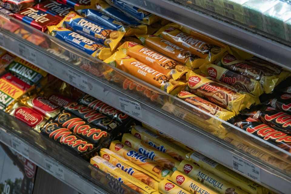 MYE DYRERE: Sjokolade er varen som har vokst mest i pris de siste tolv månedene. Også norske sjokoladeprodukt kan komme til å få smake prisauken på kakaobønner på verdsmarknaden. Foto: Geir Olsen / NTB / NPK