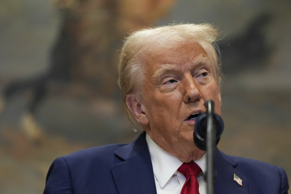 USA: President Donald Trump har sagt at han vil sende millioner av innvandrere ut av landet. President Donald Trump i Det hvite hus tidligere denne uka. Foto: Julia Demaree Nikhinson / AP / NTB