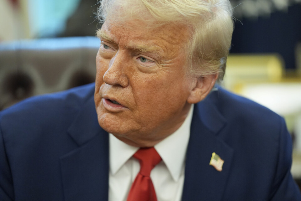 UTSATT: Handelskrigen mellom USA, Mexico og Canada er utsatt i én måned. 39 nordmenn står på listen over personer USA har vedtatt å utvise, men som fortsatt ikke er pågrepet. President Donald Trump. Foto: Evan Vucci/AP Photo/NTB