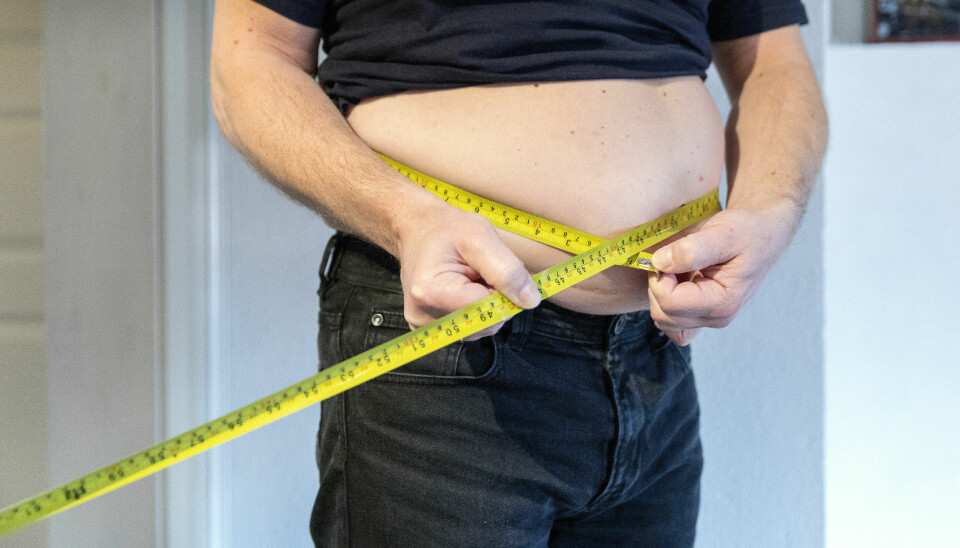 MAGEFETT: Selv om vekta er normal, kan magen ha for mye skadelig fett. Det viser en ny studie.