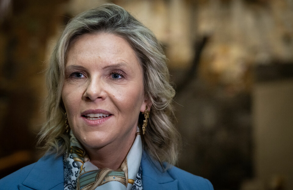 LISTHAUG OM TRUMP: – Reinspikka løgn, sier Sylvi Listhaug om Trumps uttalelser. Hun er leder i Frp. Bildet viser Frp-leder Sylvi Listhaug. Foto: Ole Berg-Rusten / NTB