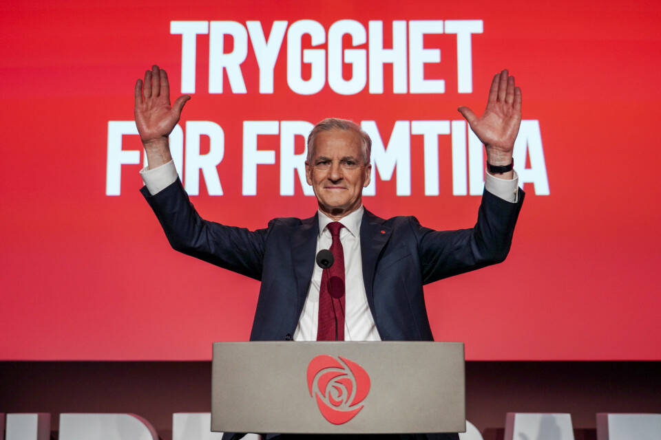 KLAR FOR KAMP: Statsminister Jonas Gahr Støre er klar for årets stortingsvalg. Statsminister Jonas Gahr Støre før talen på Arbeidarpartiets 70. ordinære landsmøte på Oslo Kongressenter Folkets Hus i Oslo. Foto: Ole Berg-Rusten / NTB / NPK