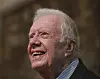 Bildet viser USAs tidligere president Jimmy Carter. Han døde søndag, 100 år gammel. Arkivfoto: Curtis Compton / Atlanta Journal-Constitution / AP / NTB