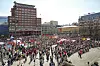 Årets 1. mai-arrangement på Youngstorget i Oslo onsdag. Foto: Beate Oma Dahle / NTB
