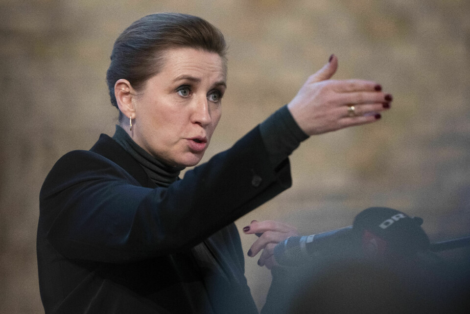 BESØKER GRØNLAND: Danmarks statsminister Mette Frederiksen besøker Grønland denne uken. Danmarks statsminister Mette Frederiksen. Foto: Bo Amstrup/Ritzau Scanpix via AP/NTB