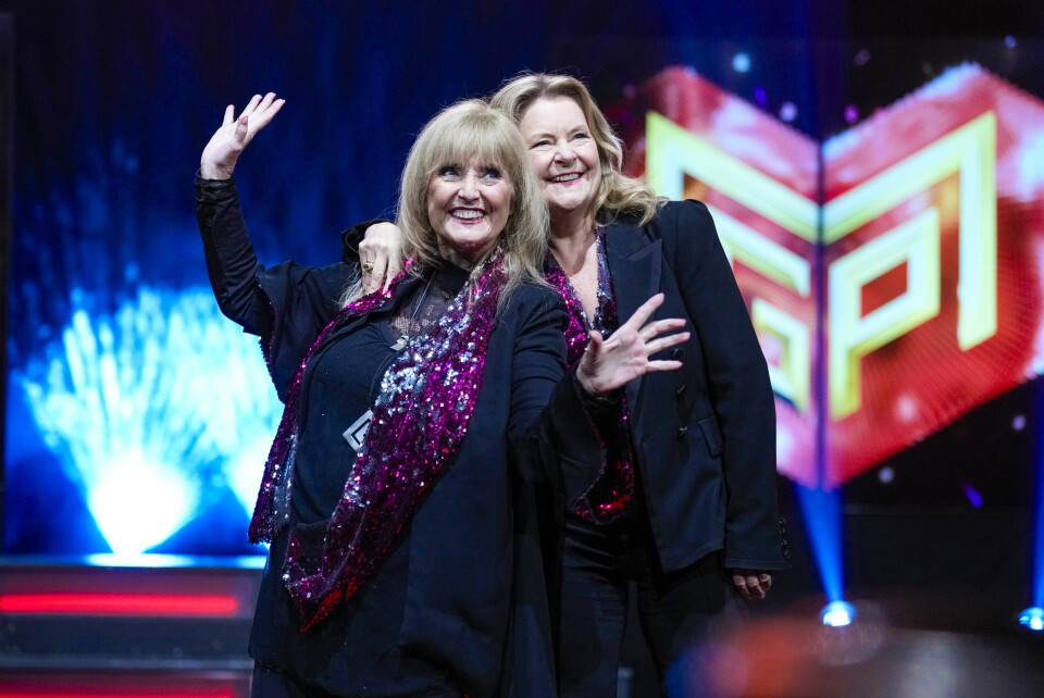 Bobbysocks deltar med låta «Joyful». Gruppa består av Hanne Krogh og Elisabeth Andreassen. Bobbysocks starter feiringen av 40-årsjubileet til «La det swinge»-seieren med å stille til start i MGP med sin nye låt «Joyful». Det blir også dobbeltkonsert i mai i Oslo og norgesturné i oktober. Foto: Heiko Junge / NTB