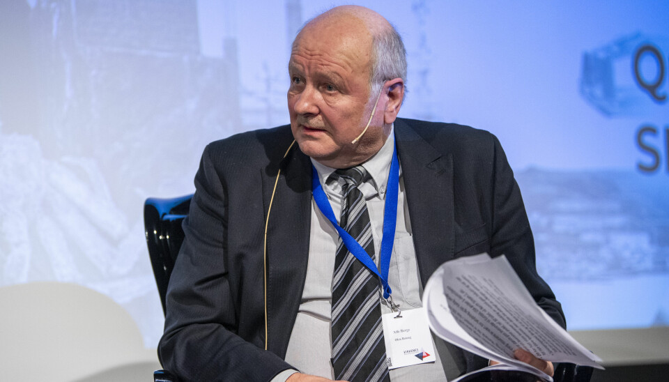 HEMMELIG: Det var milliardær Atle Berge som betalte for kampanjen på T-banene i Oslo. Bildet viser Atle Berge