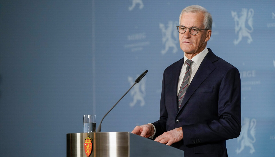 FORSVAR: Fredag hadde Jonas Gahr Støre en pressekonferanse. Der fortalte han at Norge sier ja til Nato sitt krav om å bruke 5 prosent av BNP for å styrke Forsvaret.