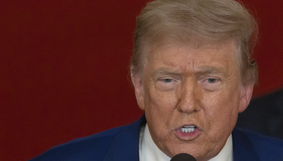 LEGGER NED VÅPNENE: Donald Trump har fått Israel og Iran med på en avtale om våpenhvile.