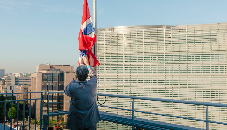 NORGE I BRUSSEL: Norge er sterkt til stede i EU-byen Brussel.