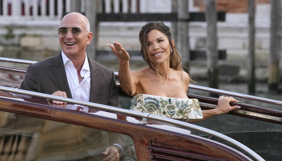 GIFTER SEG: Venezia kryr av kjendiser når Jeff Bezos og Lauren Sánchez gifter seg.