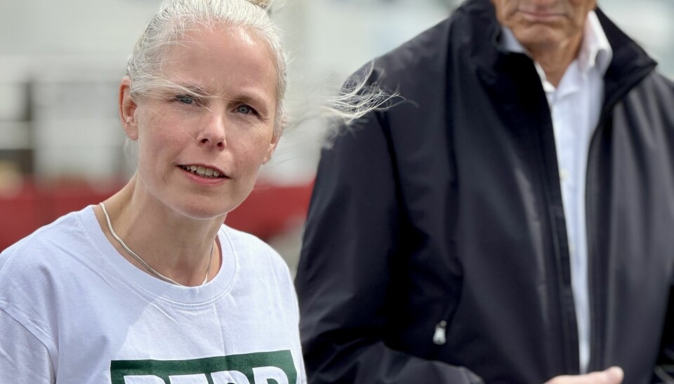 PRESSEKONFERANSE: Kirsti Bergstø, leder for Sosialistisk Venstreparti, sammen med statsminister Jonas Gahr Støre.