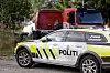 Bildet viser en politibil i Skiptvet kommune i Østfold. Foto: Christoffer Andersen / NTB
