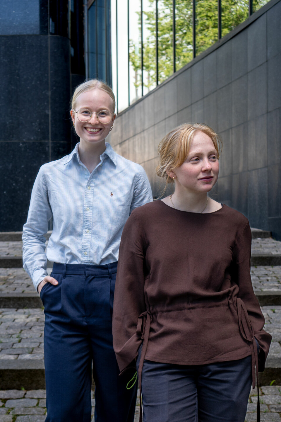 VELFERD: Johanne Solheim (til venstre) mener det viktigste i valget er å fortsette å bygge opp velferdsstaten. For Astrid Mordal Hilde (til høyre) er klima og miljø førsteprioritet