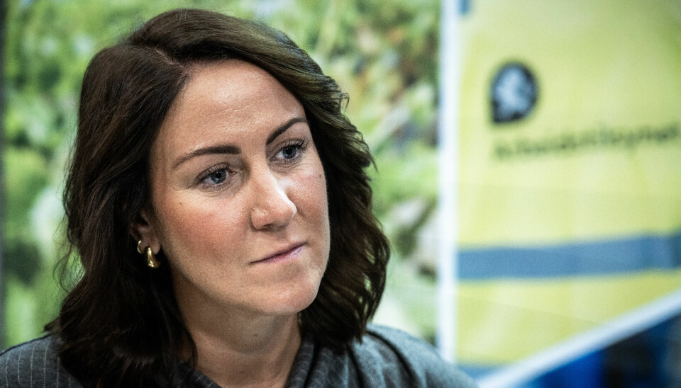 Tonje Brenna sier regjeringen lover en økning til Jobbsjansen i statsbudsjettet for 2026. Bildet viser Tonje Brenna