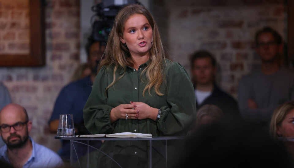 TIDENES YNGSTE: Frøya Skjold Sjursæther er tidenes yngste representant på Stortinget. Hun kommer fra Miljøpartiet De Grønne.